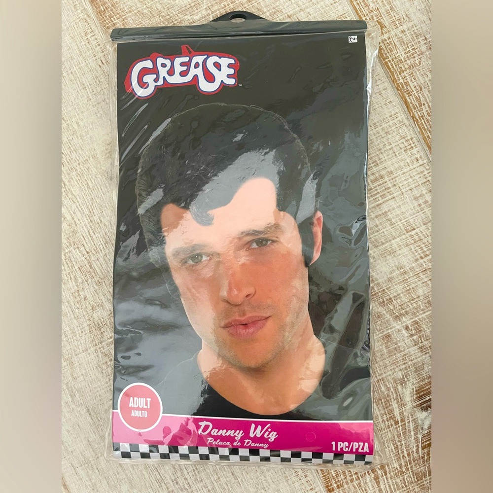 Halloween Grease Danny wig